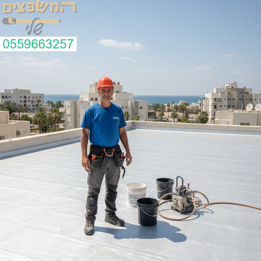 איטום גגות מקצועי ואמין באשקלון עם גימור מושלם וניסיון מוכח
