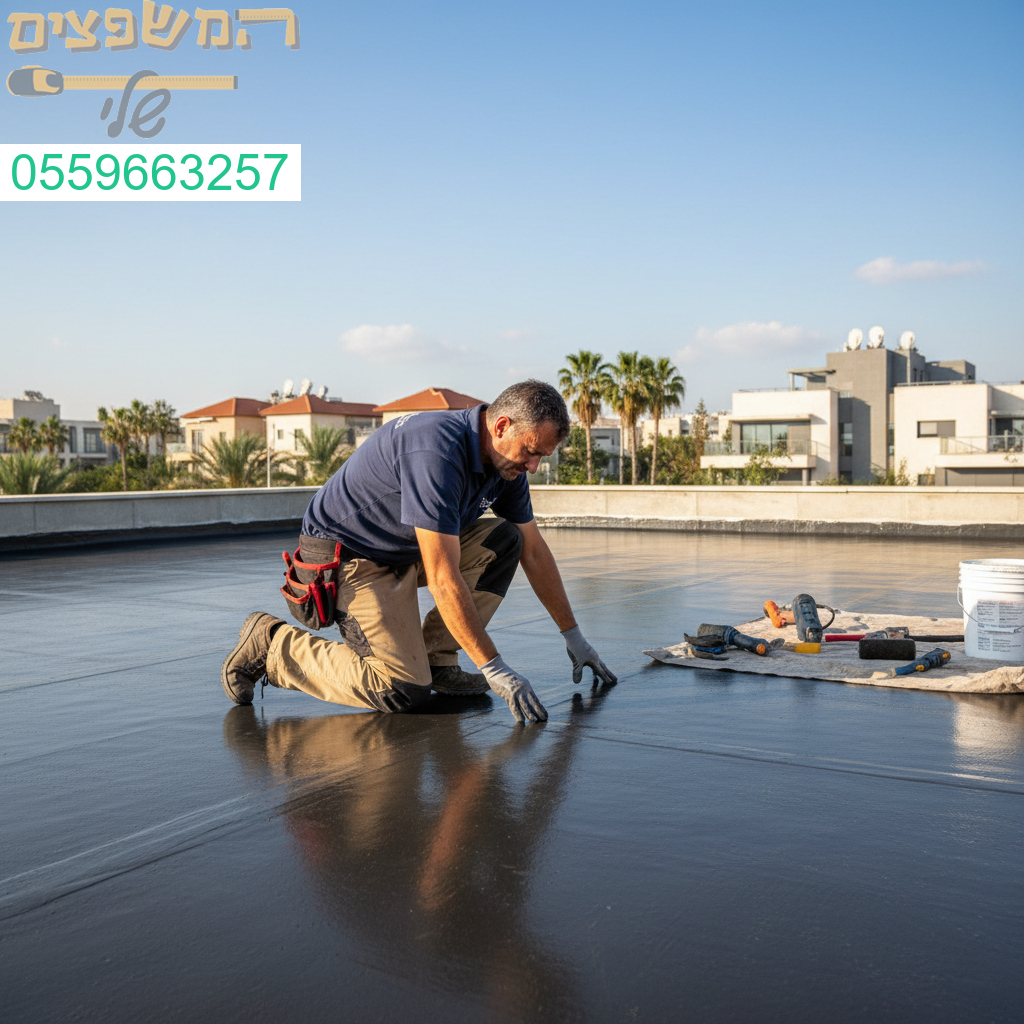 איטום גגות מקצועי ואמין ברעננה עם גימור מושלם ותוצאות שמחזיקות לאורך זמן