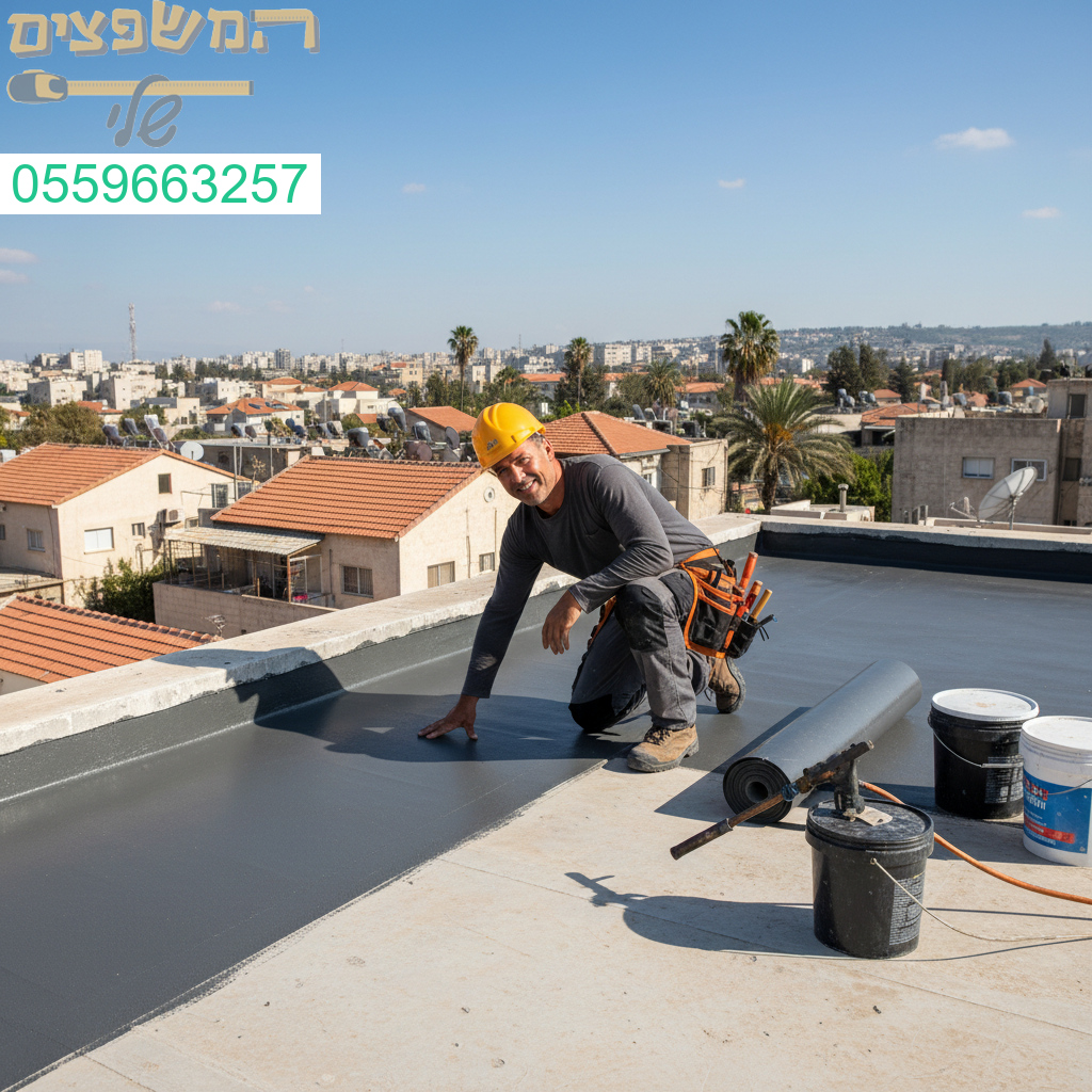 איטום גגות מקצועי ואמין ברמלה עם גימור מושלם ועבודה בסטנדרטים הגבוהים ביותר