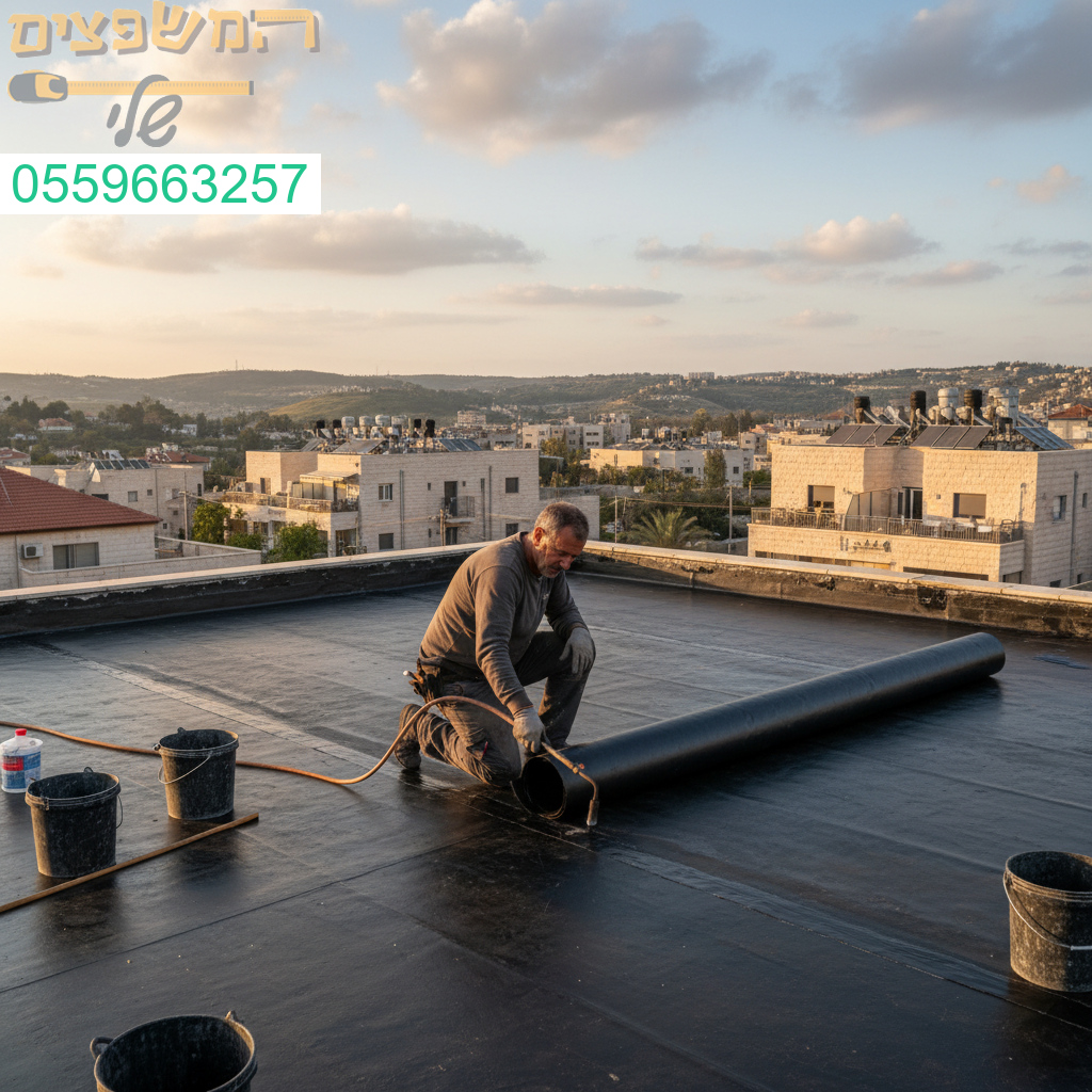 איטום גגות מקצועי בבית שמש עם הקפדה על איכות ושירות ללא פשרות