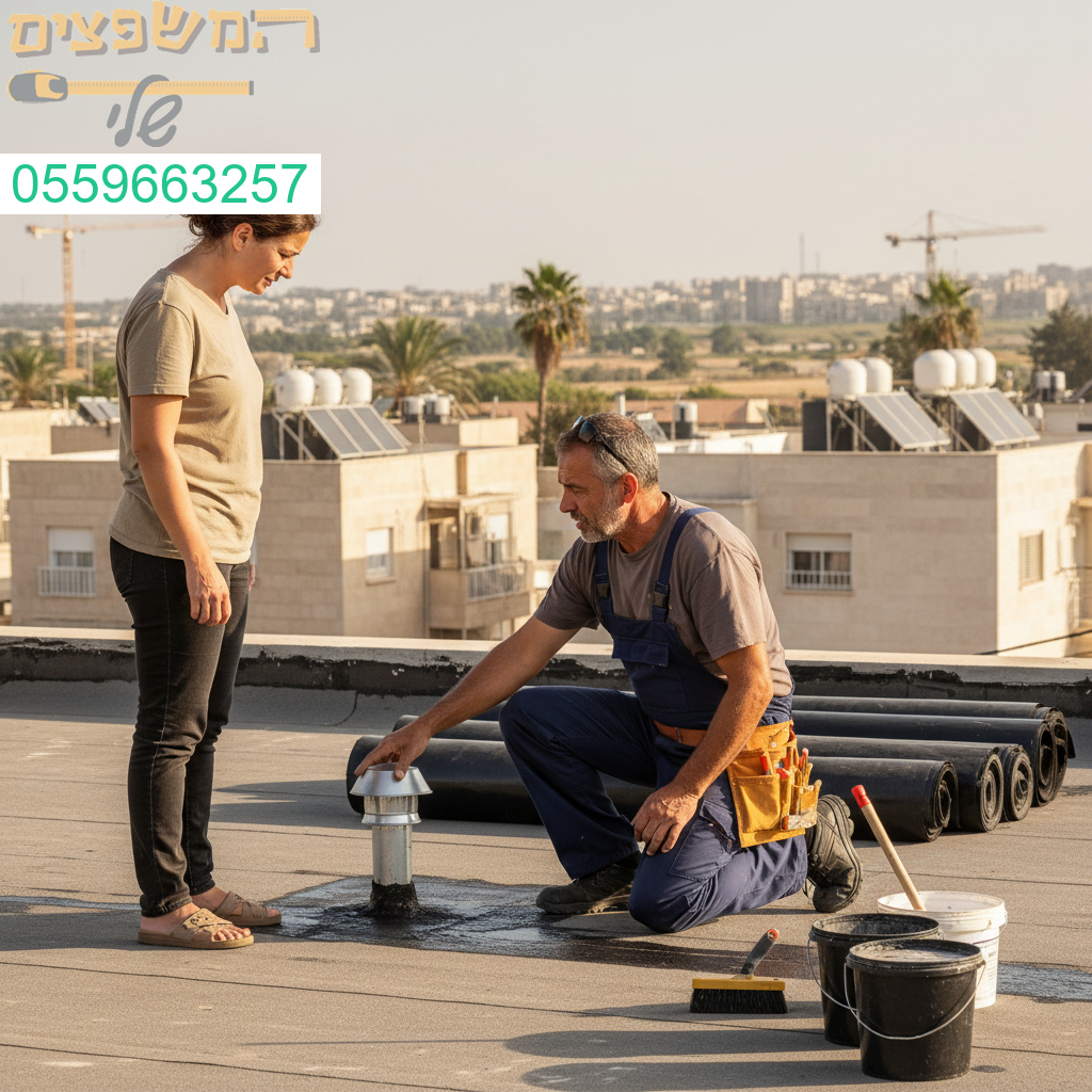 שירות איטום גגות מקצועי באור יהודה עם הקפדה על איכות וגימור מושלם