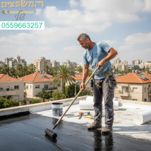 איטום גגות מקצועי בקריית אונו עם ביצוע מוקפד וחומרים איכותיים לעמידות מושלמת לאורך זמן