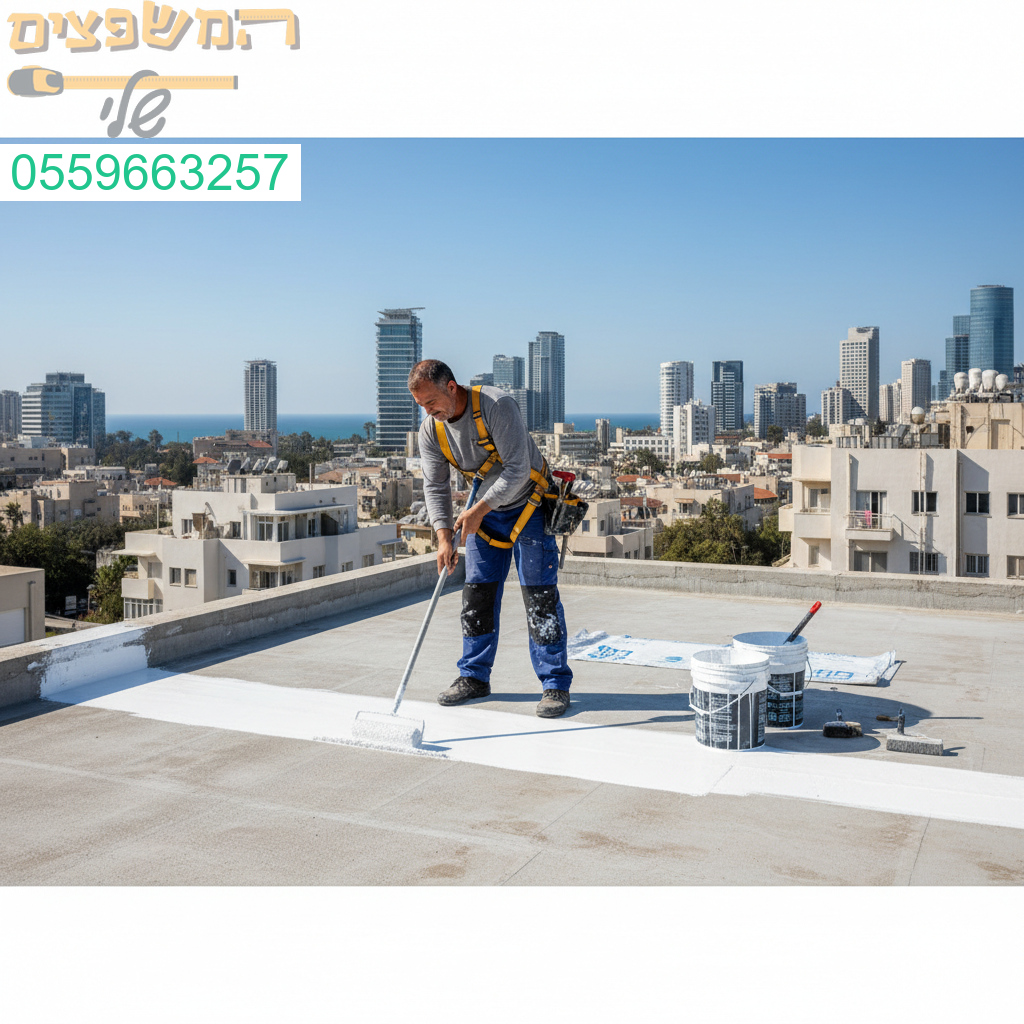 איטום גגות ברמה הגבוהה ביותר עם מקצוענות וניסיון בלב תל אביב