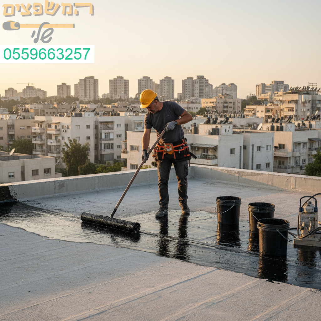 איטום גגות מקצועי בבני ברק עם איכות ללא פשרות ותוצאה שמחזיקה לאורך זמן