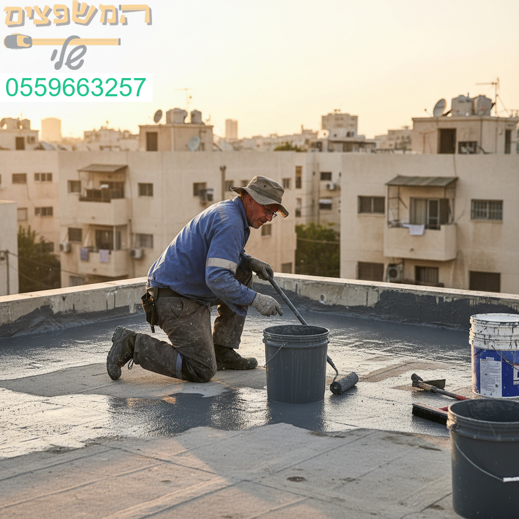 איטום גגות מקצועי ואמין בבני ברק עם גימור מושלם ועמידות לשנים
