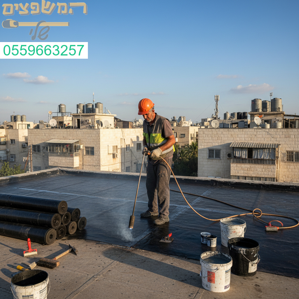 איטום גגות מקצועי בבני ברק עם ציוד מתקדם וביצוע ללא פשרות לשקט נפשי בכל עונה