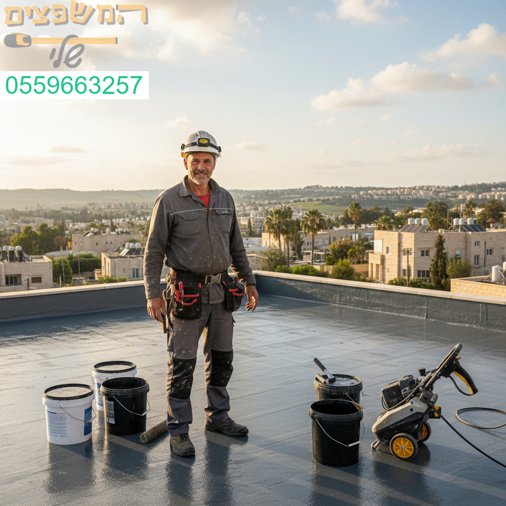 איטום מקצועי ואיכותי בשטח עם קבלן מומלץ בראש העין לביצוע מושלם ולשקט נפשי לאורך זמן