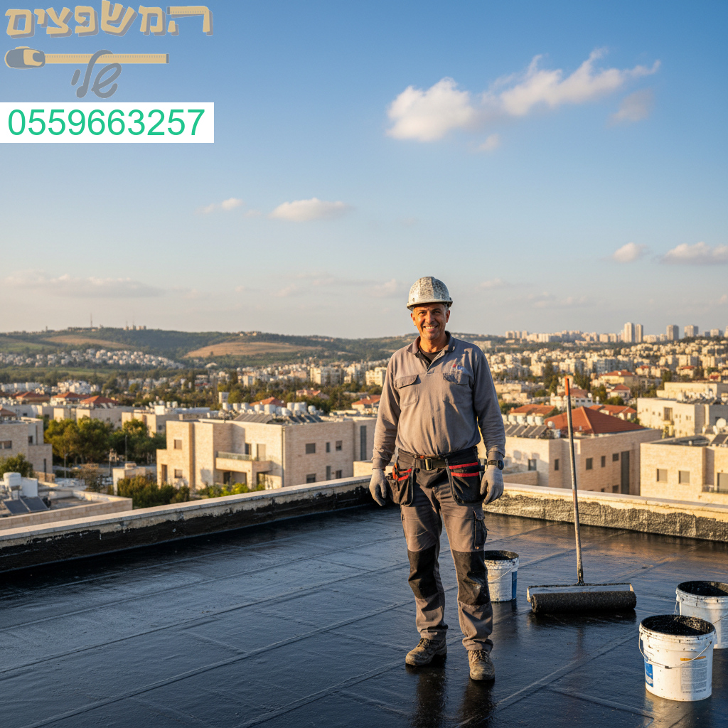 איטום גגות מקצועי במודיעין עם ביצוע מוקפד ואחריות מלאה לעבודה איכותית