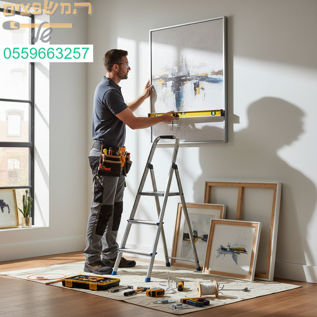 התקנות מדויקות ותוצאה מושלמת עם הנדימן מקצועי לתליית תמונות בביתכם