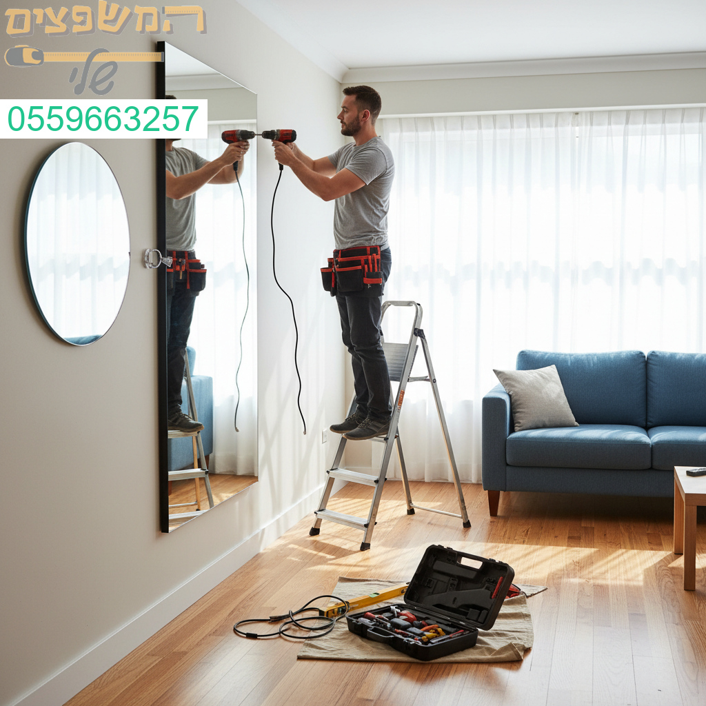 התקנת מראות מקצועית בדיוק מרבי לשדרוג כל חלל בבית