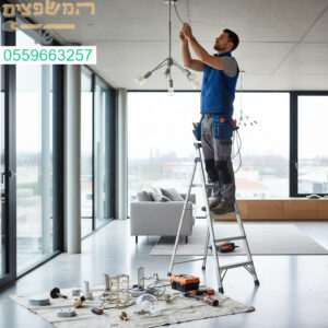 התקנת גופי תאורה בדיוק מושלם ותוצאה נקייה באחריות של מקצוען אמיתי