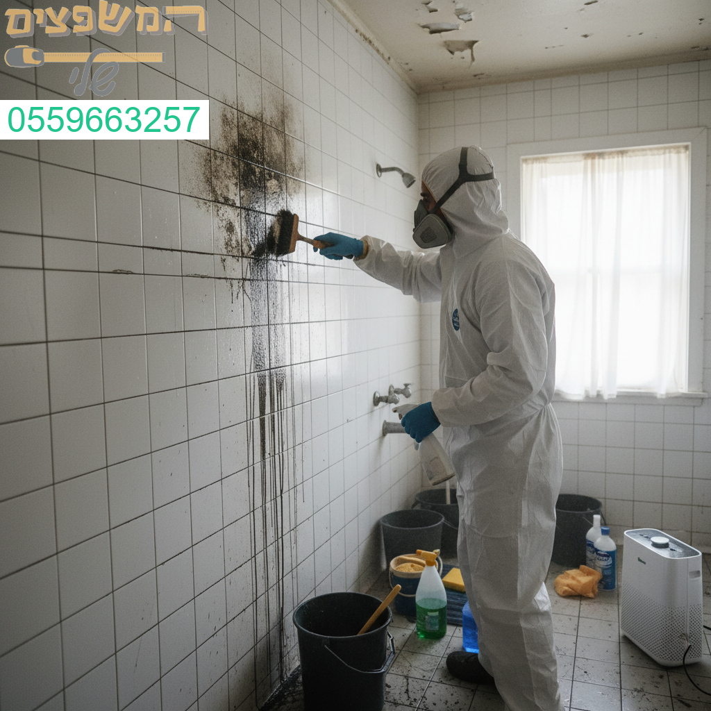חיטוי מתקדם להסרת עובש בצורה בטוחה יסודית ומקצועית