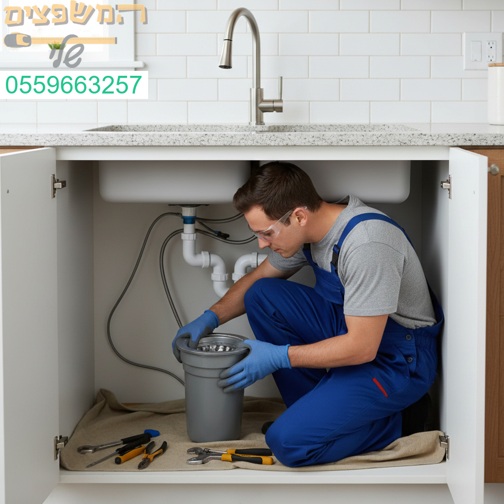 התקנה מקצועית של טוחן אשפה עם גימור מושלם ותשומת לב לכל פרט