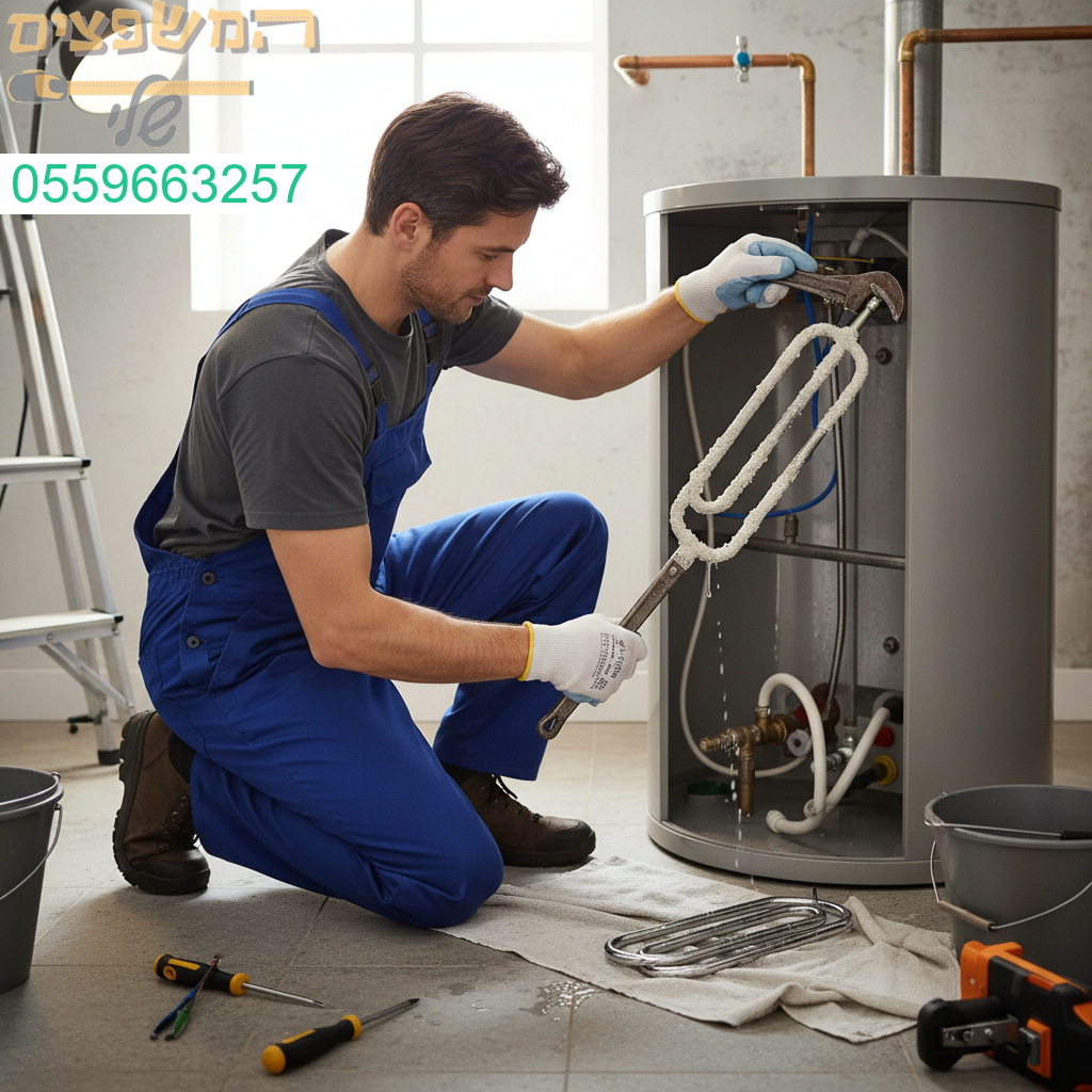 החלפת גוף חימום בדוד בעבודה מקצועית ומוקפדת לשמירה על יעילות וחיסכון באנרגיה