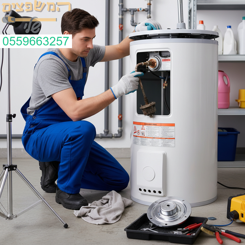 החלפת גוף חימום בדוד מים על ידי טכנאי מוסמך באיכות ללא פשרות ובדיוק מרבי