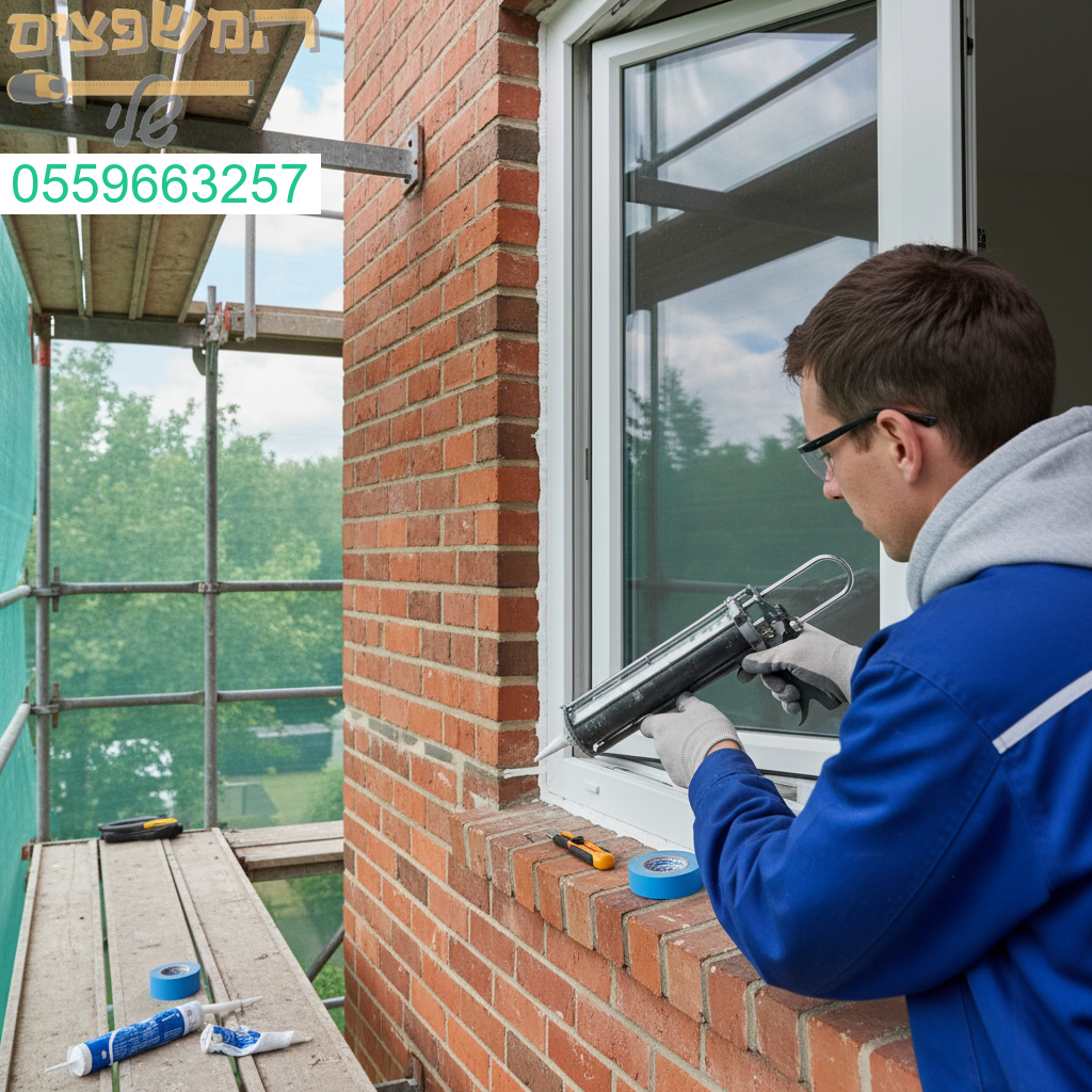 איטום חלונות מקצועי לשמירה על בידוד מושלם ואטימות מלאה