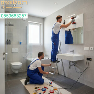 התקנה מקצועית של תנור אמבטיה ברמת גימור גבוהה ובטיחות מרבית