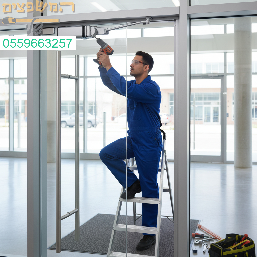 התקנה מקצועית של מחזיר דלת הידראולי לאיטום מושלם ותנועה חלקה