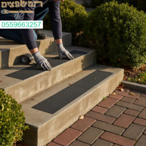 התקנה מקצועית של פסים נגד החלקה לשמירה על בטיחות מרבית בכל מדרגה