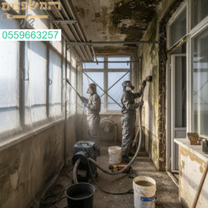 שיקום מקצועי למרפסות סגורות עם עובש בטכנולוגיה מתקדמת ותוצאות ללא תחרות