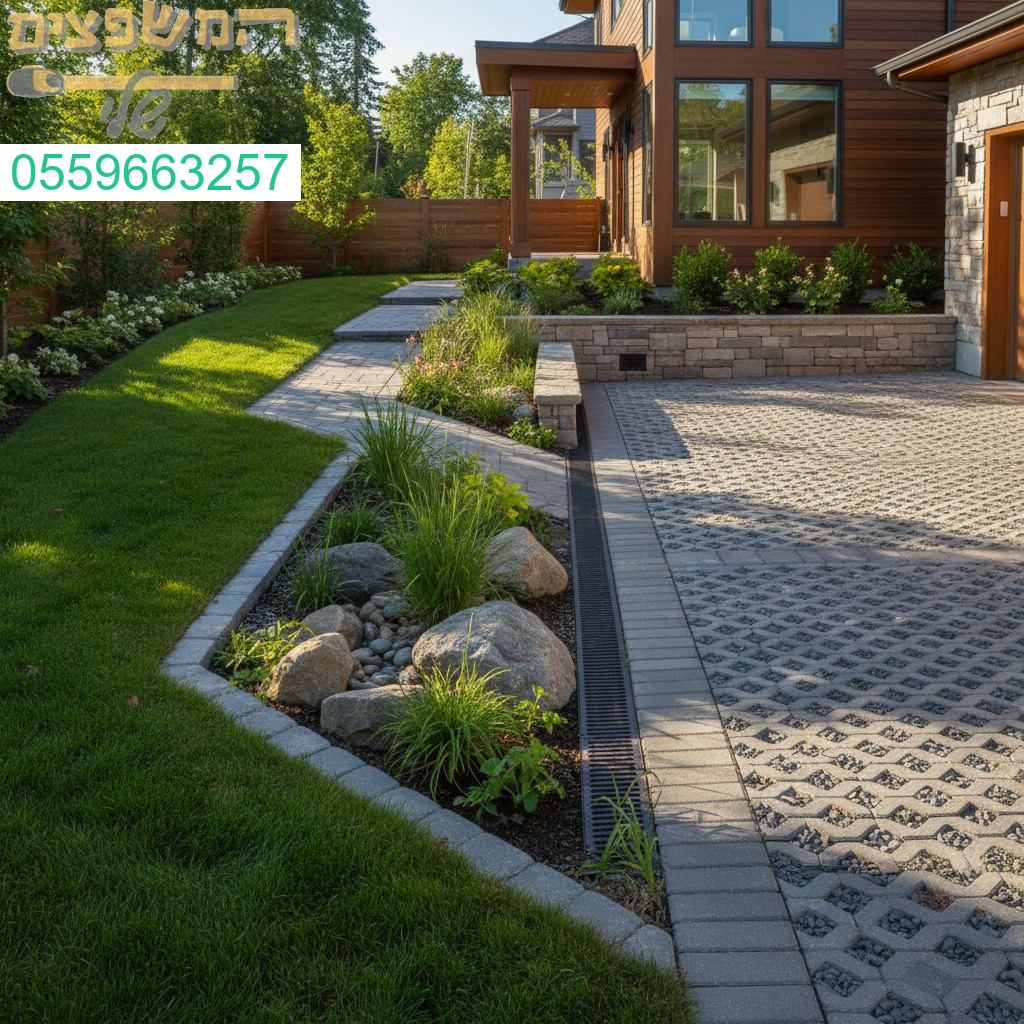 פתרון חכם ואלגנטי לניקוז מים עומדים המשלב תכנון מדויק עם גימור מושלם לשמירה על סביבה נקייה ויבשה