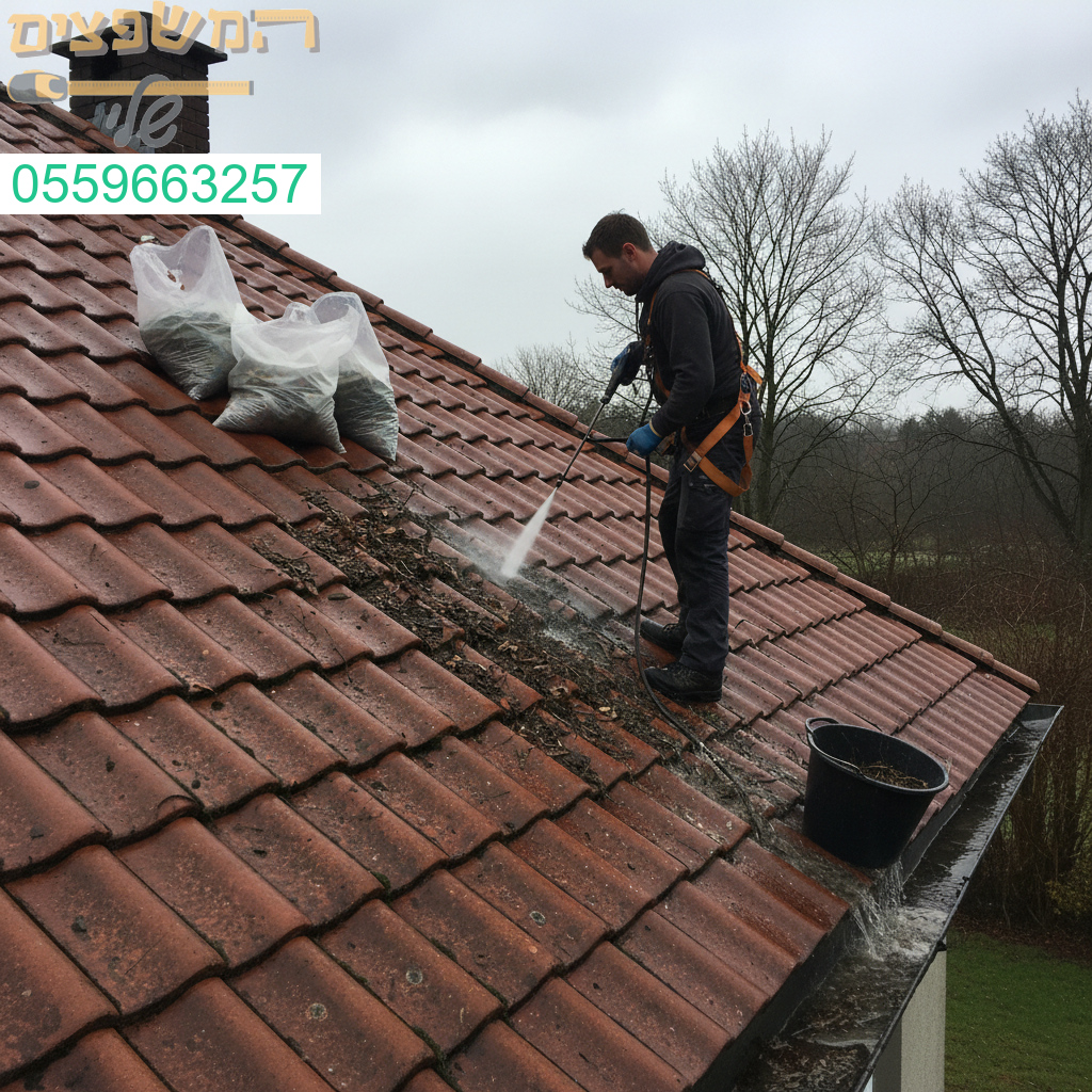 ניקוי גג מקצועי לקראת החורף שומר על הבית יבש ובטוח לאורך כל העונה