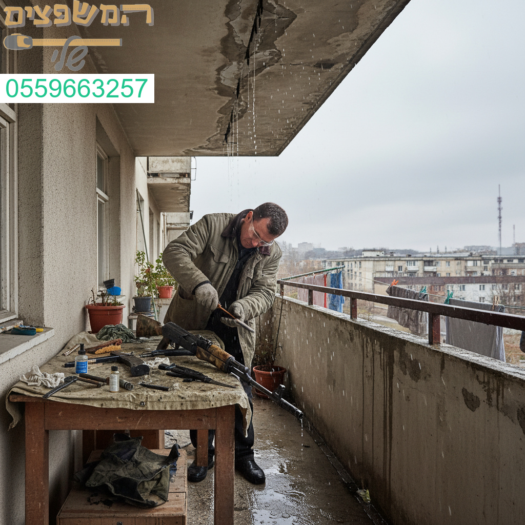 חידוש מקצועי של רובה במרפסת הסובלת מנזילות להשגת תוצאה מדויקת גם בתנאים מאתגרים