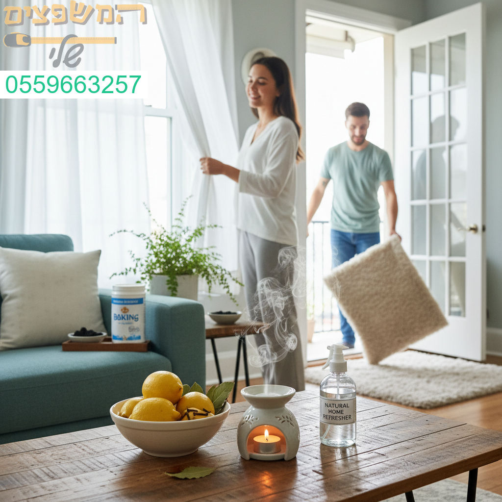 ריח רענן בבית מתחיל בטיפול מקצועי שמחזיר את התחושה הנקייה והנעימה לכל חלל