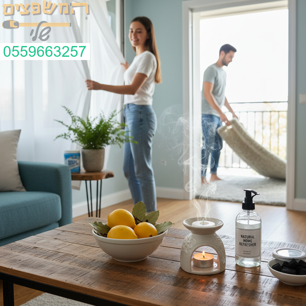 אוירה נעימה מתחילה בבית רענן ונקי מריחות לא רצויים