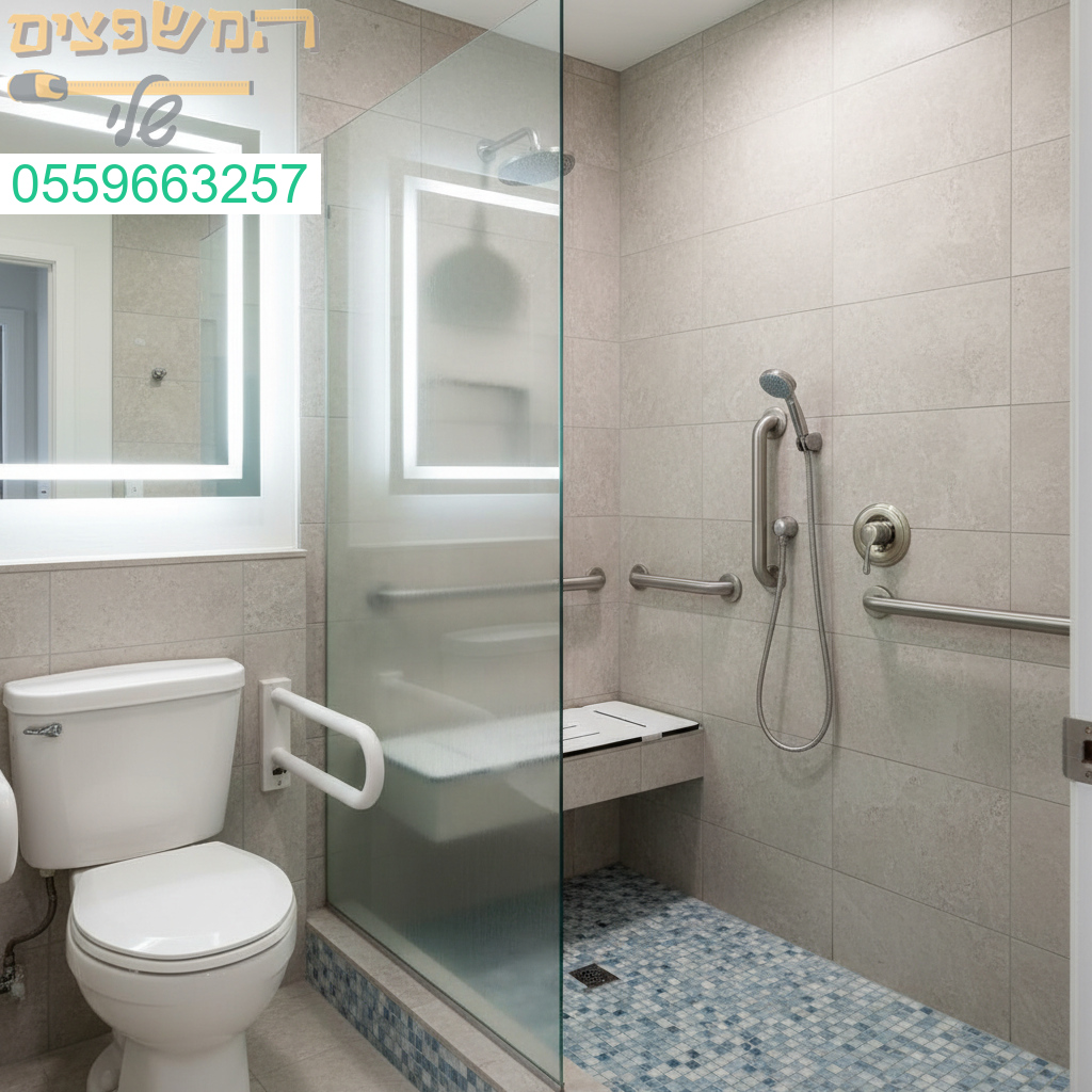 שדרוג בטיחותי ויוקרתי למקלחת מושלמת לנוחות מרבית בגיל השלישי