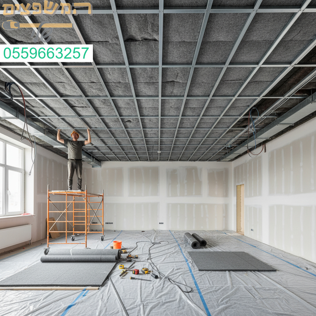 מערכת בידוד אקוסטית מתקדמת להפחתת רעשים מהתקרה לשיפור איכות החיים והסביבה acústית