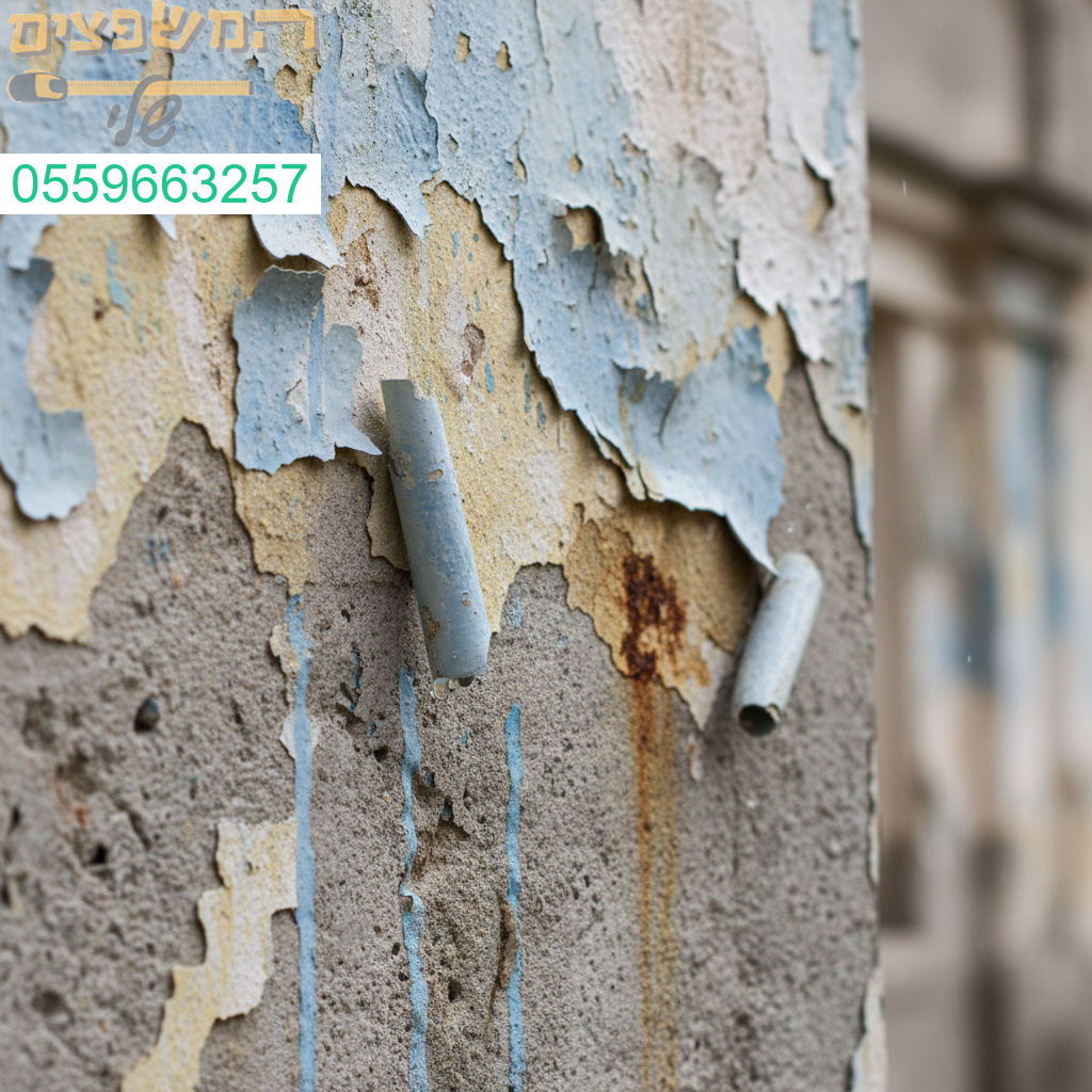 קילופי צבע עקשניים חוזרים מדי חורף זה הזמן לטיפול יסודי בקירות לפני הנזק הבא