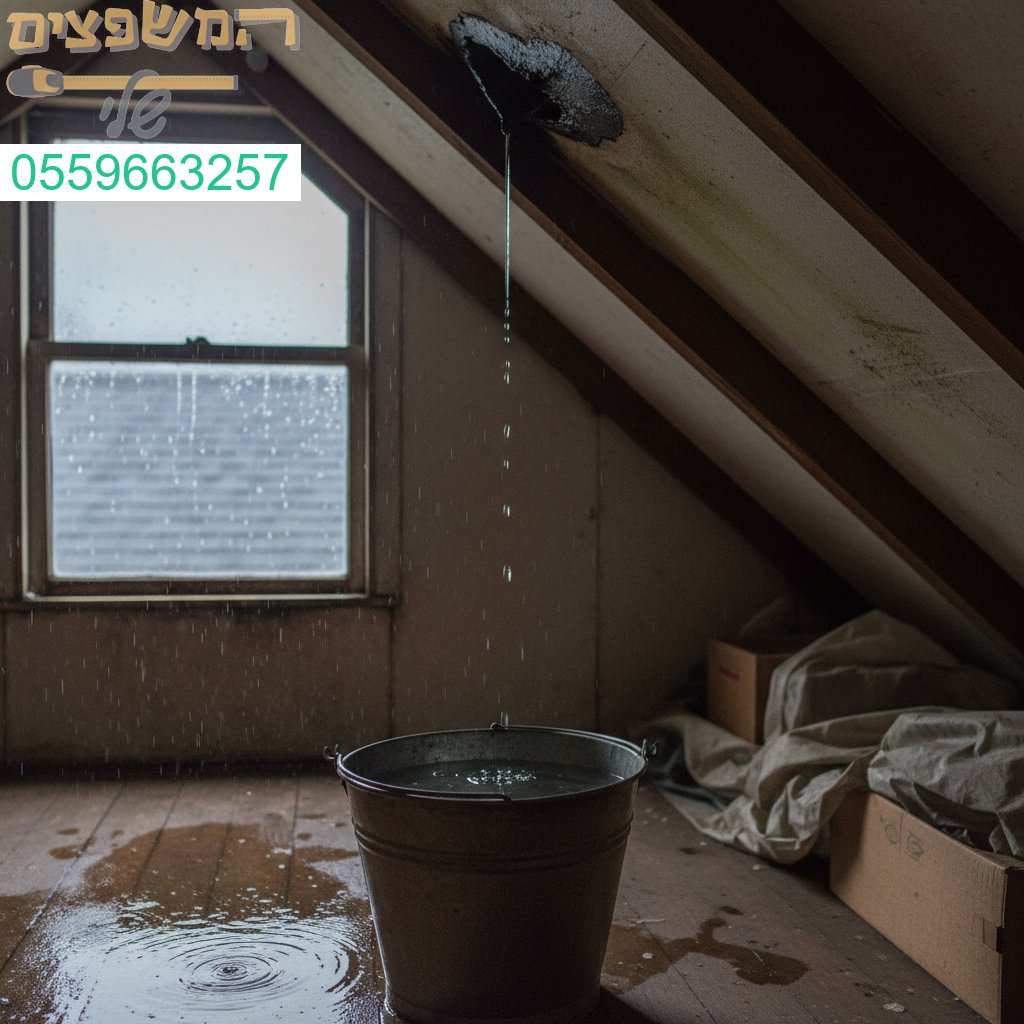 נזילה שמתחילה רק אחרי שעות של גשם מצביעה על כשלי איטום עמוקים שדורשים טיפול מקצועי ואבחון מדויק