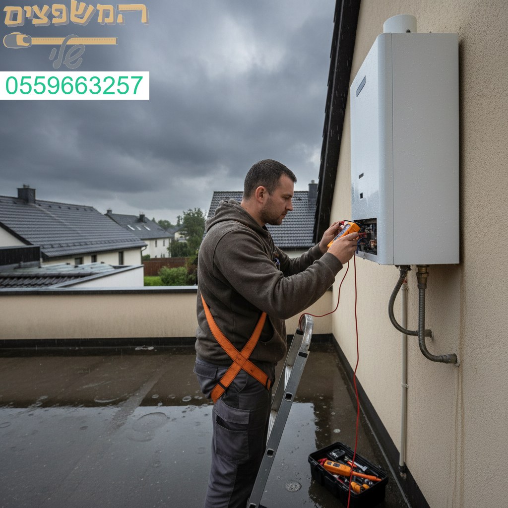 איתור ותיקון מקצועי לדוד שמקצר בעקבות נזילות וחדירת מי גשמים