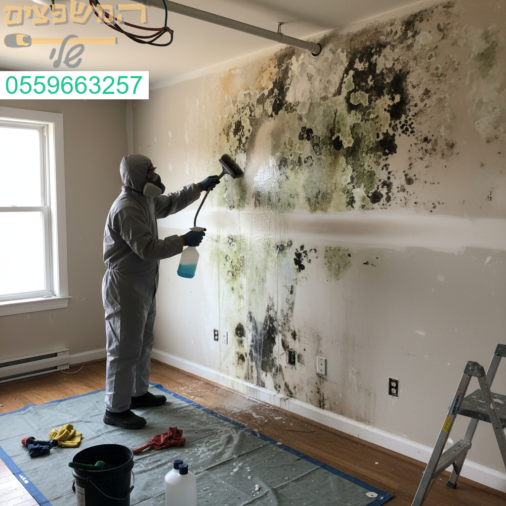 טיפול מקצועי בפטריות בקיר להחזרת הבריאות והאסתטיקה לבית
