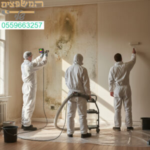 טיפול מקצועי בעובש והתעבות לחות בקירות להשגת קיר נקי יבש ובריא לאורך זמן