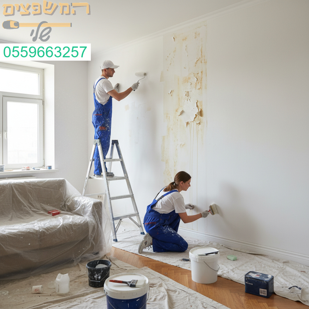 שיקום קירות אחרי רטיבות עם גימור מושלם ואיכות בלתי מתפשרת