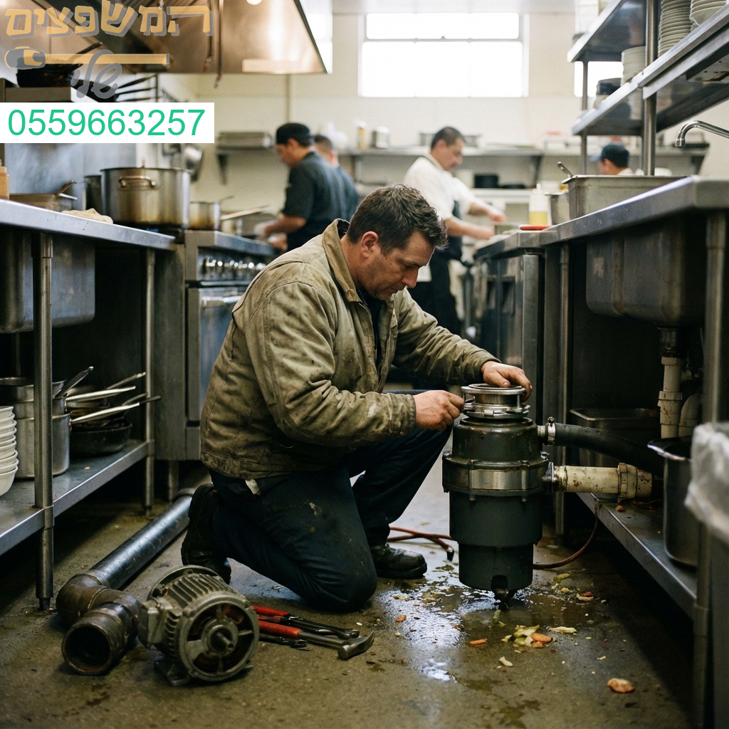 תיקון טוחן אשפה מקצועי ומהיר הפתרון שלכם לכל תקלה במטבח התעשייתי והביתי.