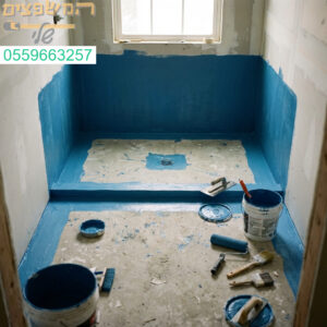 איטום מקלחת מקצועי בסיס מוצק למניעת נזילות וראש שקט לשנים רבות