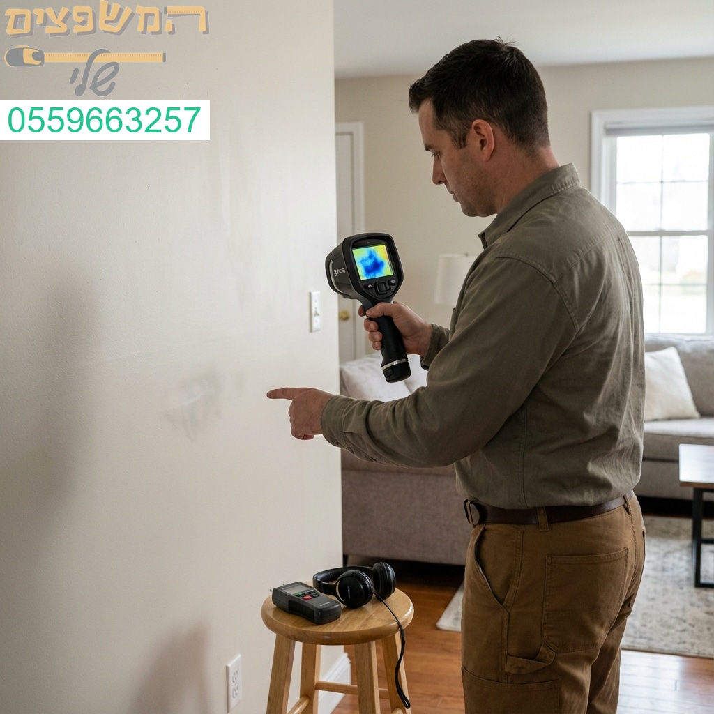 איתור נזילות בקירות בטכנולוגיה מתקדמת לדיוק מרבי ללא הרס.