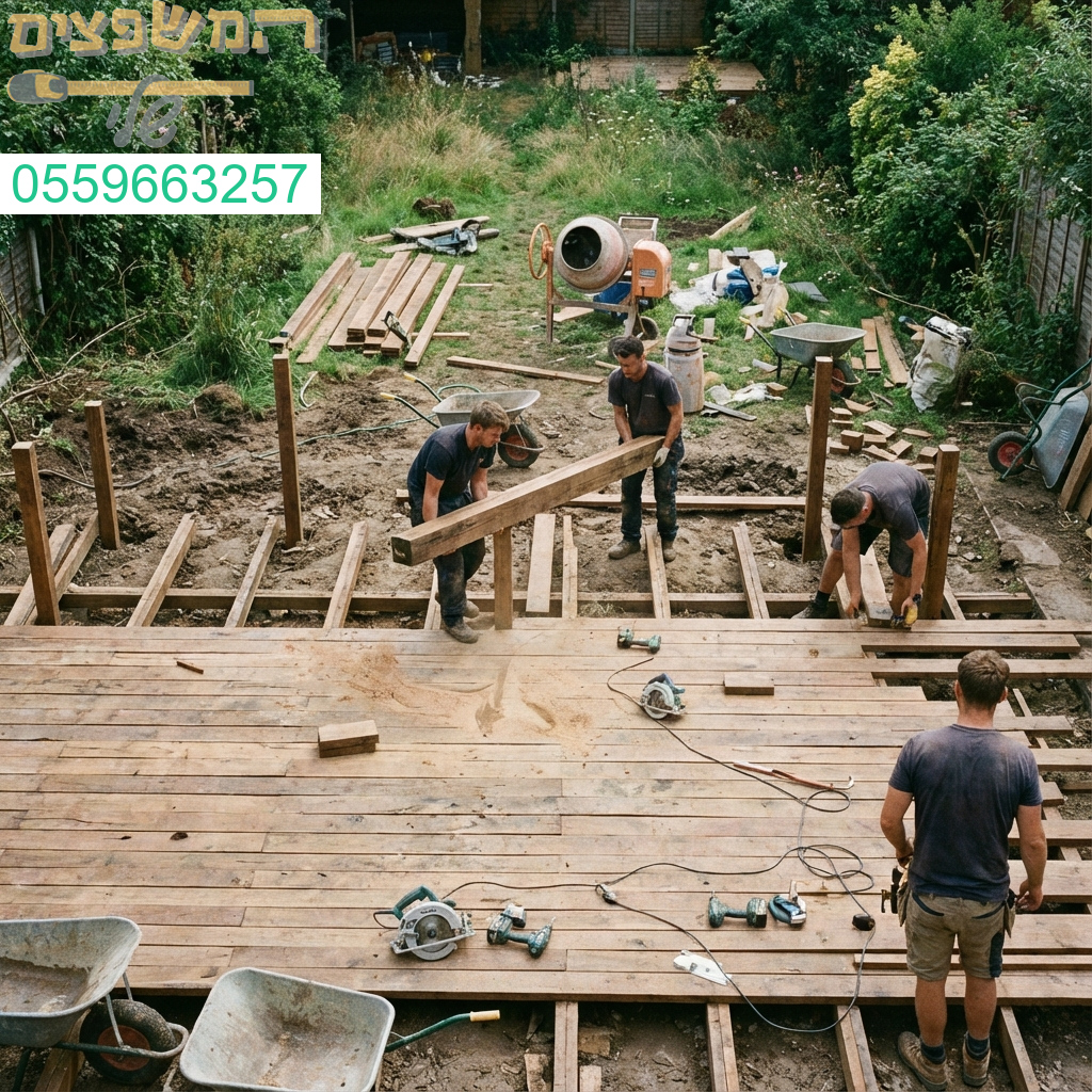 דק עץ מקצועי ואיכותי המחדש את גינתכם ליופי ונוחות מושלמים.