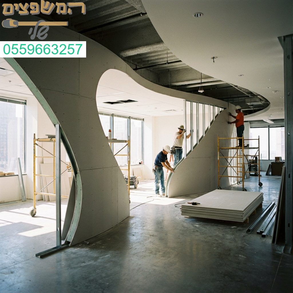 פתרונות גבס מתקדמים לעיצוב וחלוקת חלל משרדי בסטנדרטים הגבוהים ביותר.