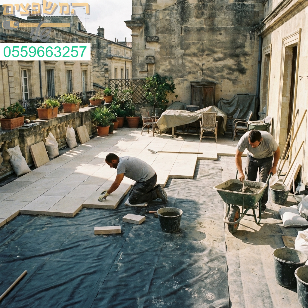 מחדשים מרפסות שמש באיטום מתקדם וריצוף מודרני לעמידות ויופי לאורך שנים.