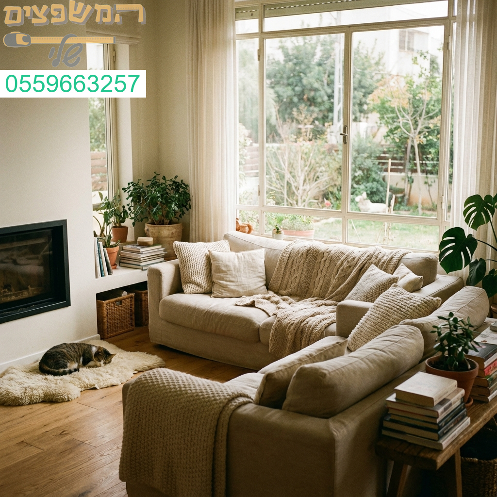 הפכו את הבית למפלט של רוגע ושלווה פינה עוטפת ורכה המשלבת טבע ונוחות מושלמת.