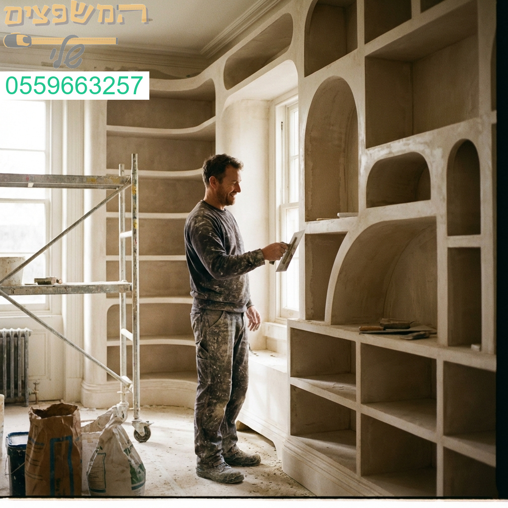 קבלן גבס מומלץ לפתרונות עיצוב יוצאי דופן נישות דקורטיביות וספריות בהתאמה מושלמת.