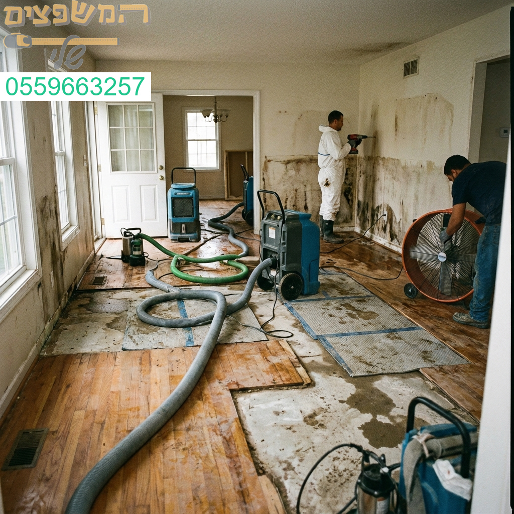 מומחים בשיקום נזקי הצפה ורטיבות ייבוש תת רצפתי וטיפול מקיף בקירות לתוצאות מושלמות.
