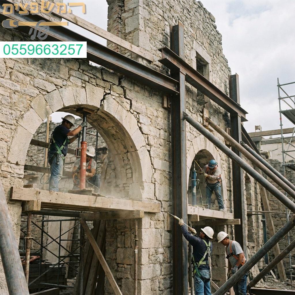 חיזוק מבנים וטיפול בסדקים קונסטרוקטיביים עם מומחיות המבטיחה יציבות ועמידות.