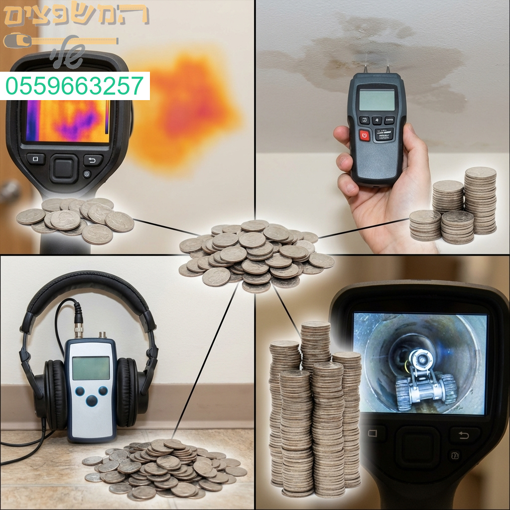 איתור נזילות חכם לבית משותף בטכנולוגיה מתקדמת פירוט עלויות שקוף לחיסכון מירבי.