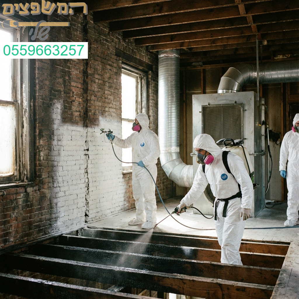 שיקום נזקי שריפה ופיח מקיף צביעה ונטרול ריחות בגימור מושלם.