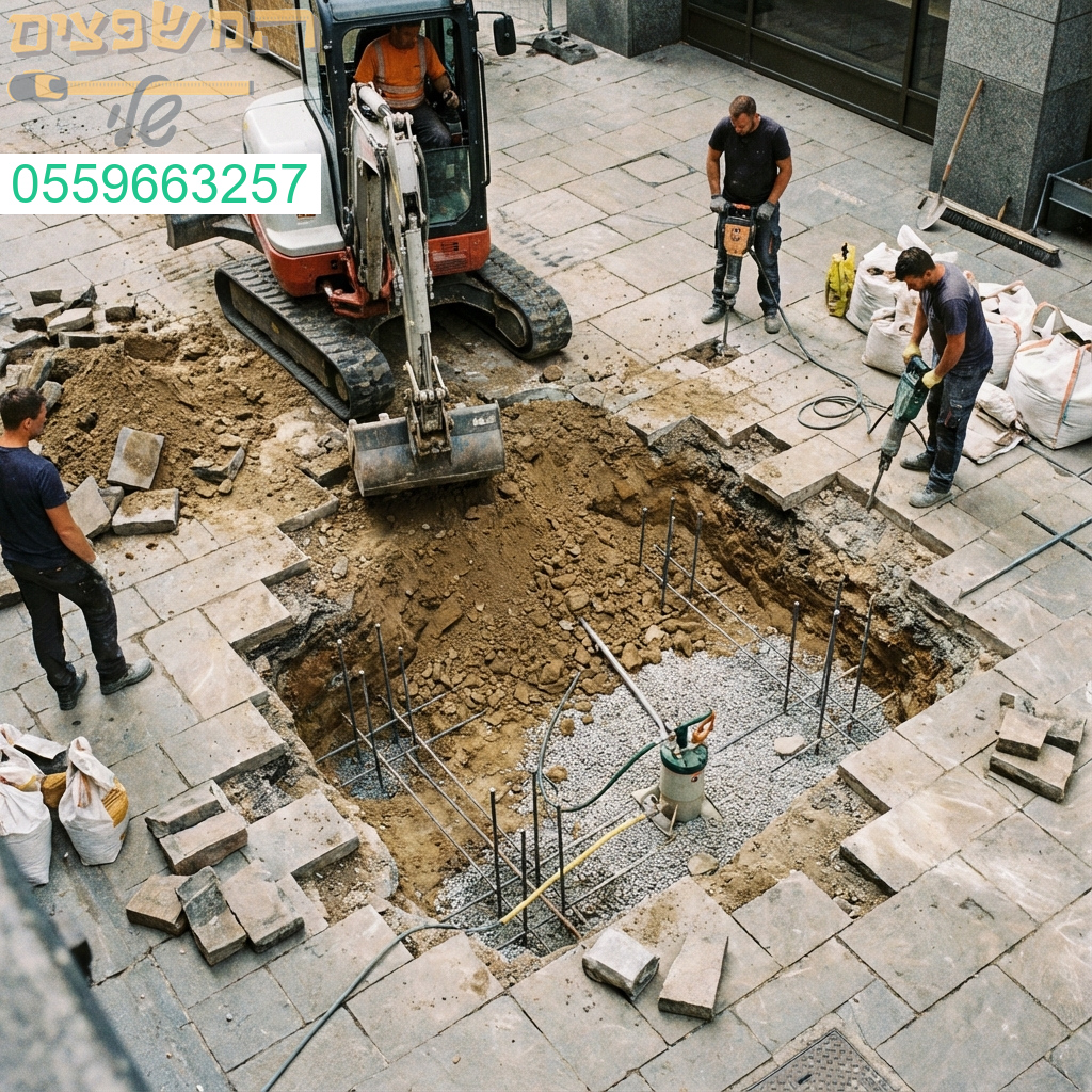 בניית יסודות יציבים לריצוף חוץ מושלם ועמיד לאורך שנים.